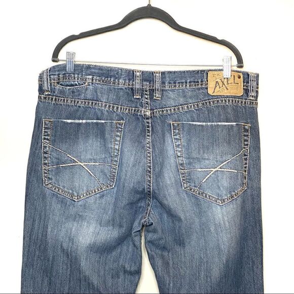 T.k. Axel medium wash slim straight jeans size 32 X 32 - Picture 5 of 16